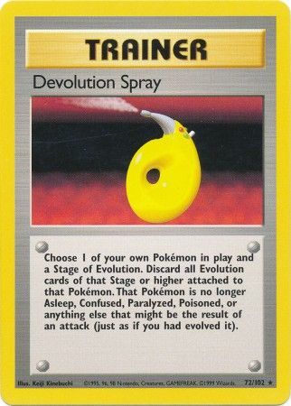 Devolution Spray (72/102) [Base Set Unlimited] | Dumpster Cat Games