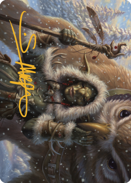 Owlbear Shepherd Art Card (Gold-Stamped Signature) [Commander Legends: Battle for Baldur's Gate Art Series] | Dumpster Cat Games