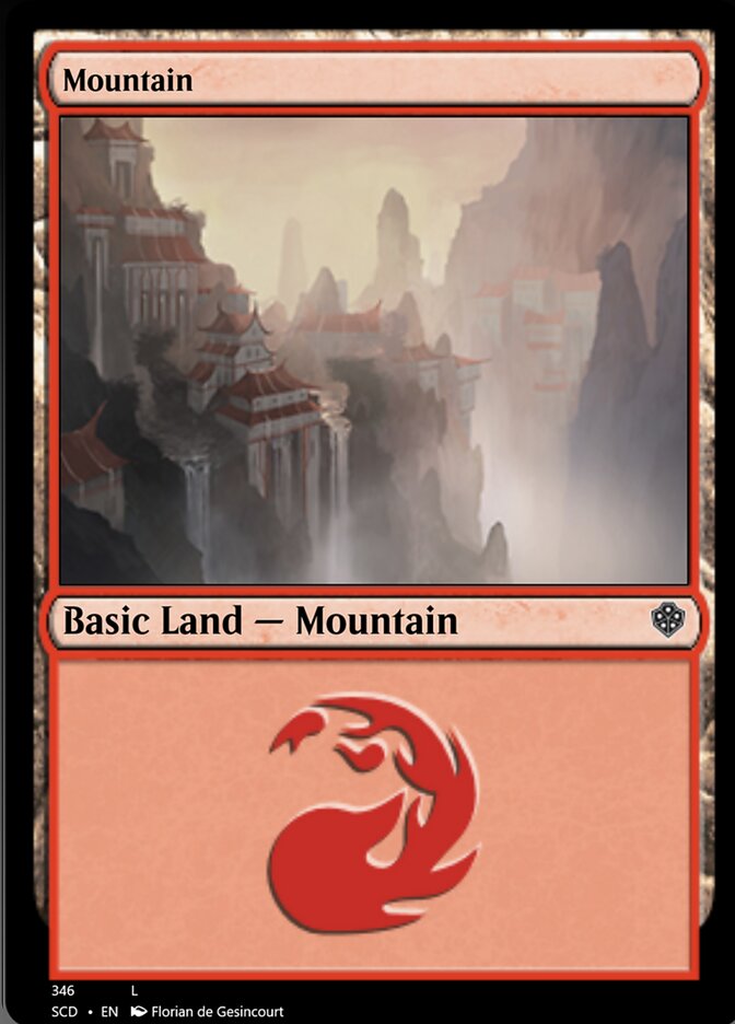 Mountain (346) [Starter Commander Decks] | Dumpster Cat Games