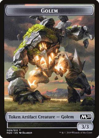 Golem Token [Core Set 2020 Tokens] | Dumpster Cat Games