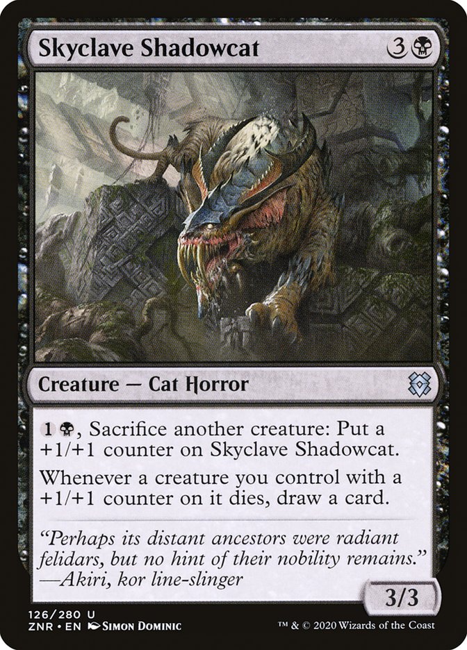 Skyclave Shadowcat [Zendikar Rising] | Dumpster Cat Games