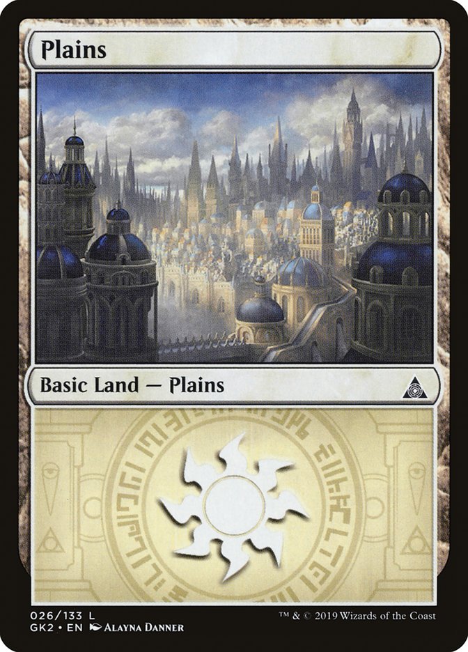 Plains (26) [Ravnica Allegiance Guild Kit] | Dumpster Cat Games