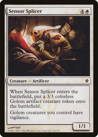 Sensor Splicer [New Phyrexia] | Dumpster Cat Games