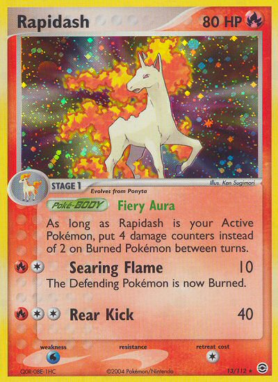 Rapidash (13/112) [EX: FireRed & LeafGreen] | Dumpster Cat Games