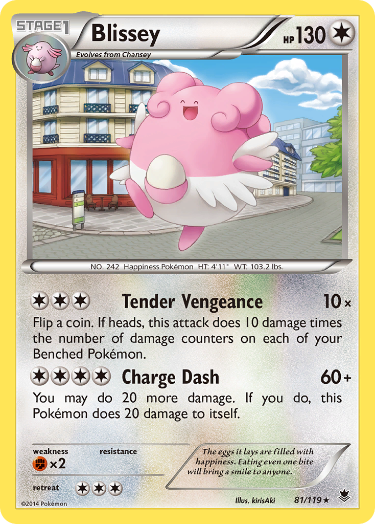 Blissey (81/119) [XY: Phantom Forces] | Dumpster Cat Games