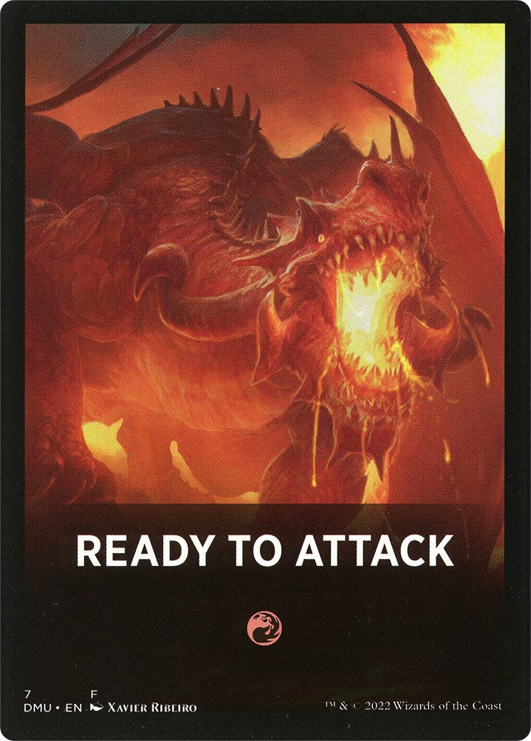 Ready to Attack Theme Card [Dominaria United Tokens] | Dumpster Cat Games