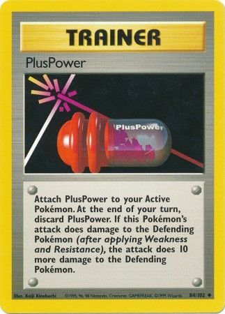 PlusPower (84/102) [Base Set Unlimited] | Dumpster Cat Games