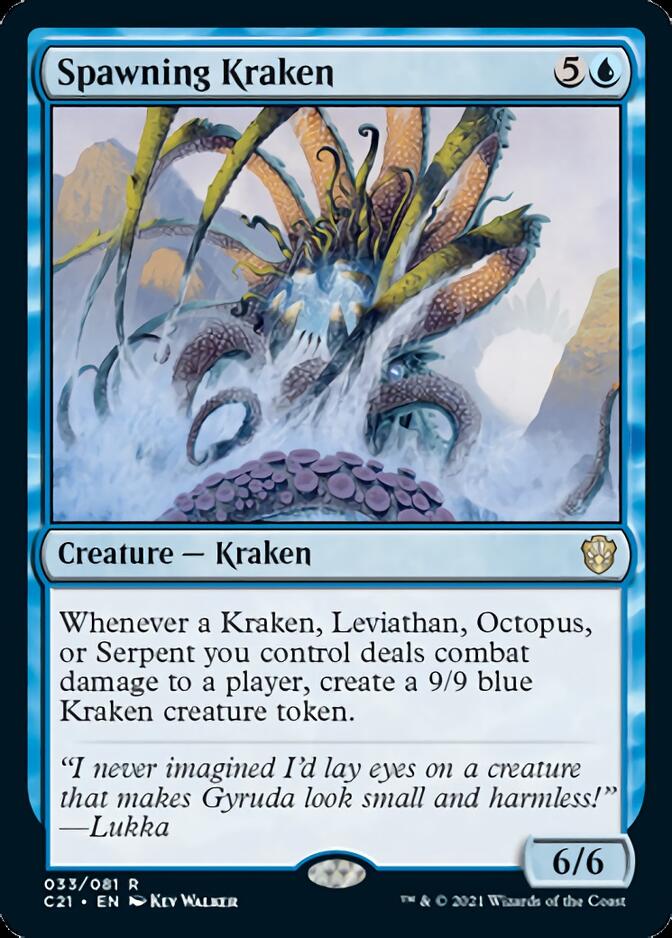 Spawning Kraken [Commander 2021] | Dumpster Cat Games