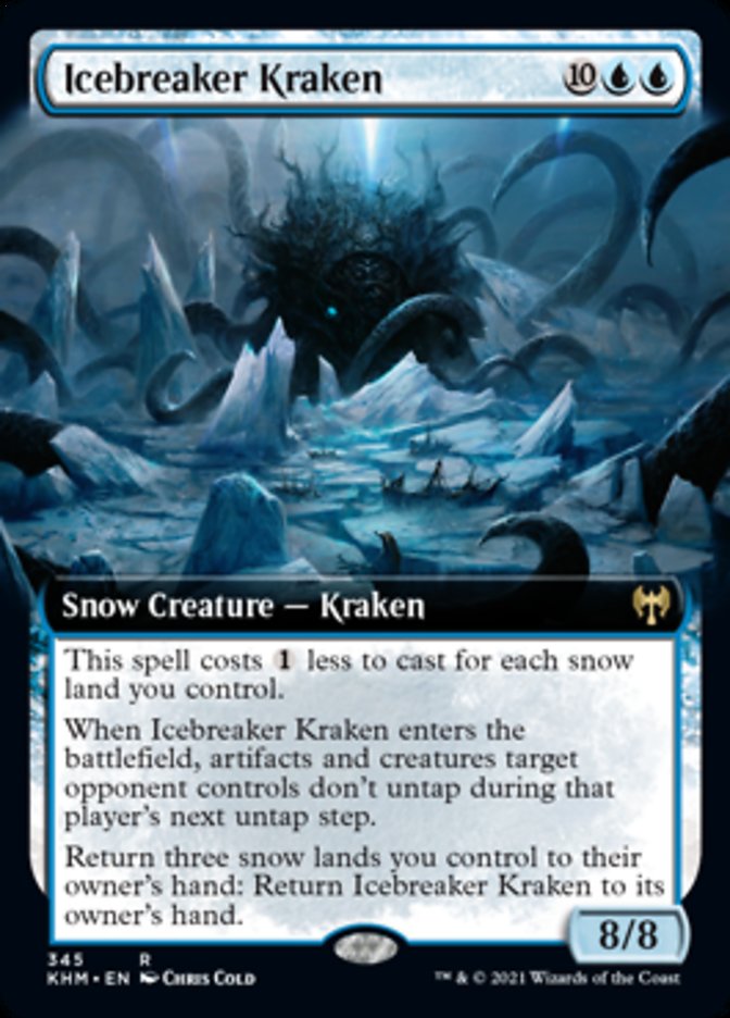 Icebreaker Kraken (Extended Art) [Kaldheim] | Dumpster Cat Games