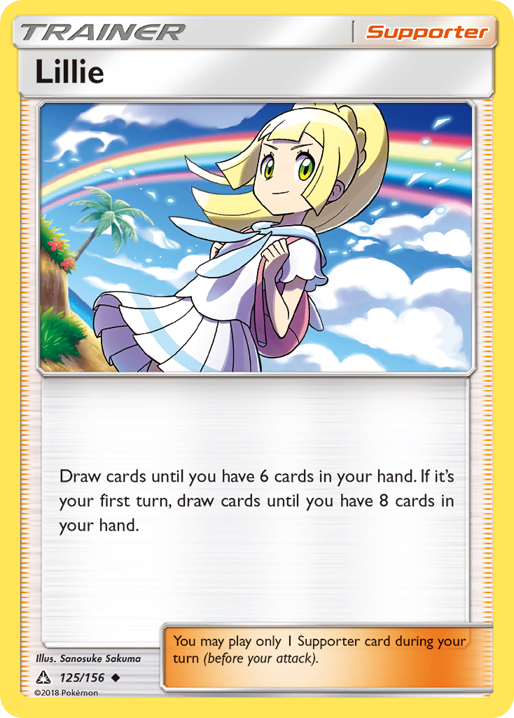 Lillie (125/156) [Sun & Moon: Ultra Prism] | Dumpster Cat Games