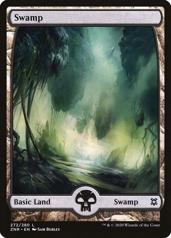 Swamp (272) [Zendikar Rising] | Dumpster Cat Games