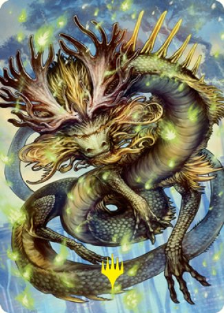 Kura, the Boundless Sky Art Card (Gold-Stamped Signature) [Kamigawa: Neon Dynasty Art Series] | Dumpster Cat Games