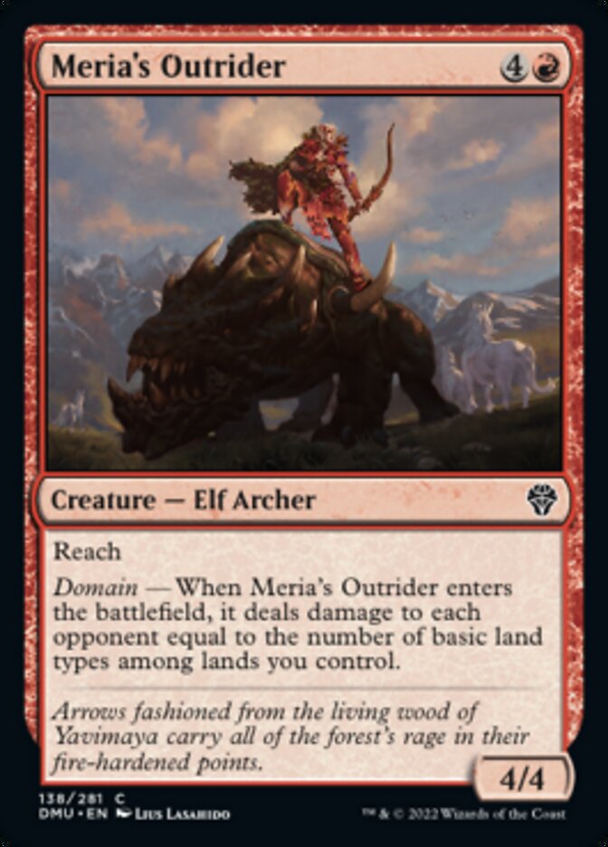 Meria's Outrider [Dominaria United] | Dumpster Cat Games