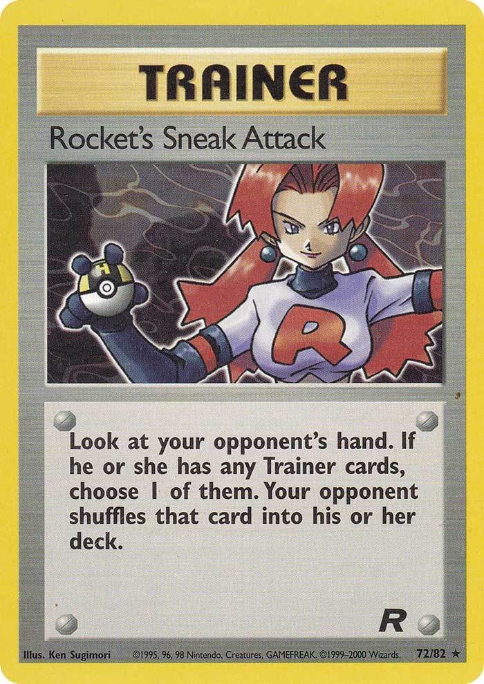 Rocket's Sneak Attack (72/82) [Team Rocket Unlimited] | Dumpster Cat Games