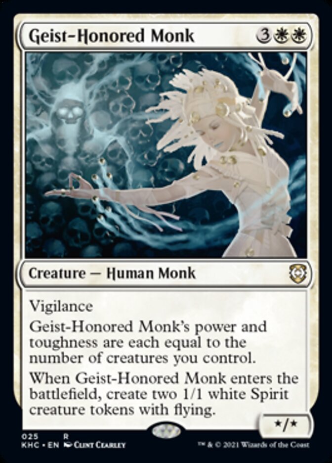 Geist-Honored Monk [Kaldheim Commander] | Dumpster Cat Games