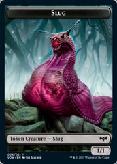 Blood // Slug Double-sided Token [Innistrad: Crimson Vow Tokens] | Dumpster Cat Games