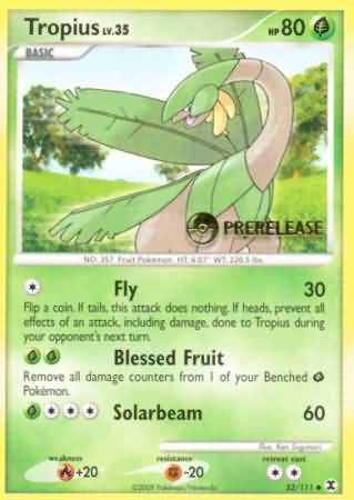 Tropius (52/111) (Prerelease Promo) [Nintendo: Black Star Promos] | Dumpster Cat Games