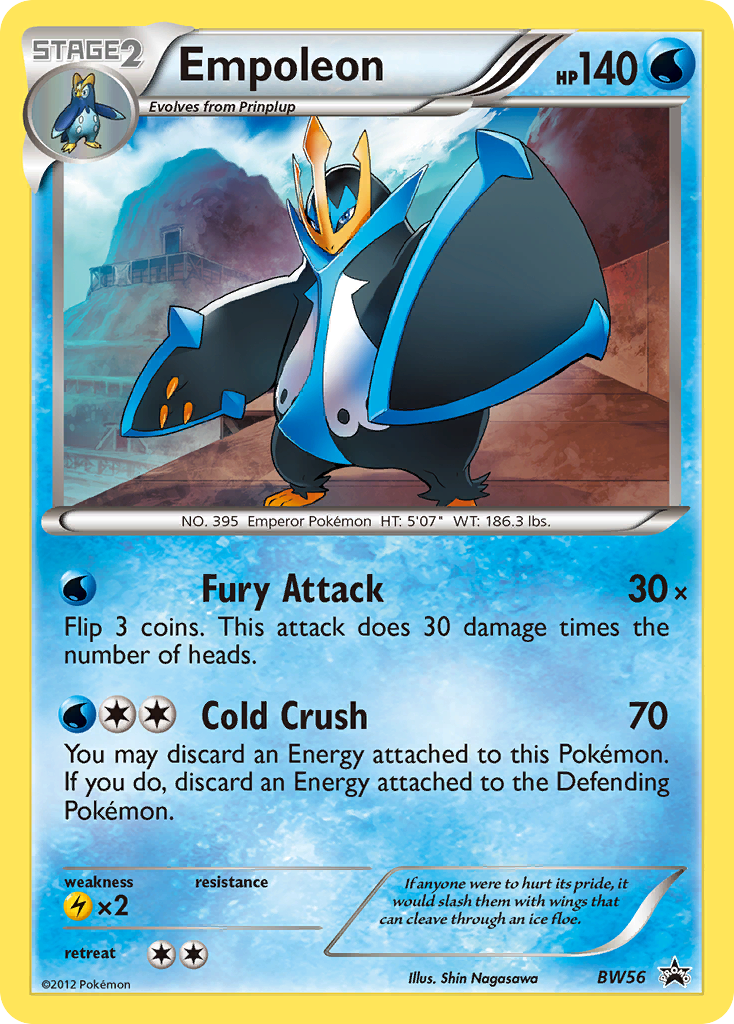 Empoleon (BW56) [Black & White: Black Star Promos] | Dumpster Cat Games