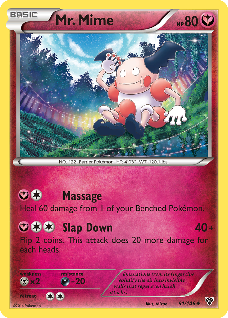 Mr. Mime (91/146) [XY: Base Set] | Dumpster Cat Games