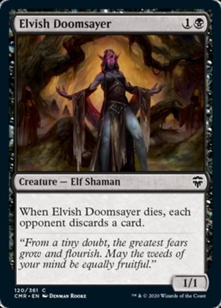 Elvish Doomsayer [Commander Legends] | Dumpster Cat Games