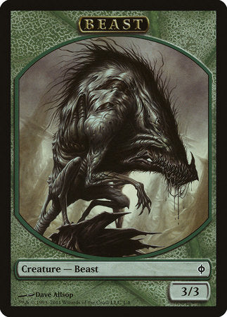 Beast Token [New Phyrexia Tokens] | Dumpster Cat Games