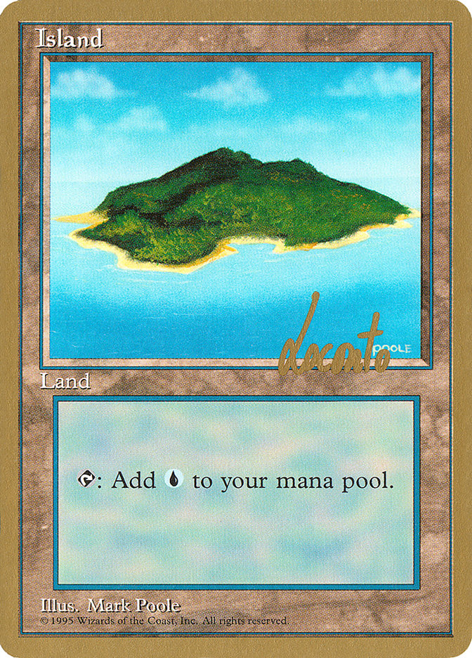 Island (ml367) (Michael Loconto) [Pro Tour Collector Set] | Dumpster Cat Games