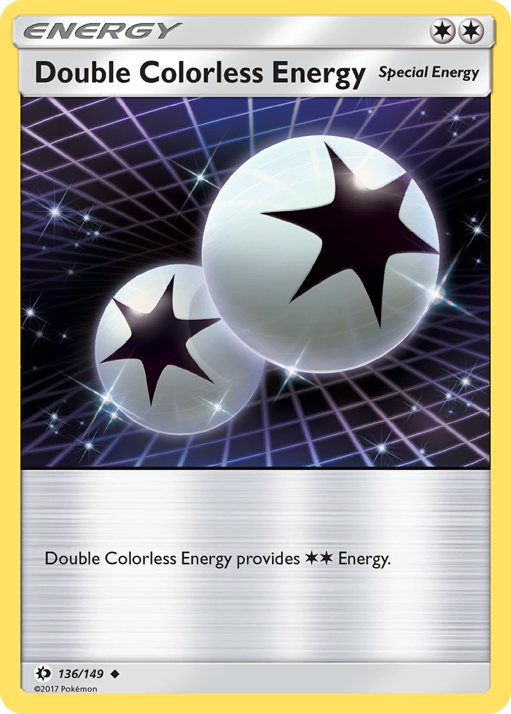 Double Colorless Energy (136/149) [Sun & Moon: Base Set] | Dumpster Cat Games