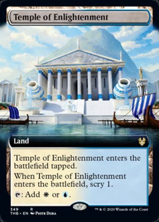 Temple of Enlightenment (Extended Art) [Theros Beyond Death] | Dumpster Cat Games