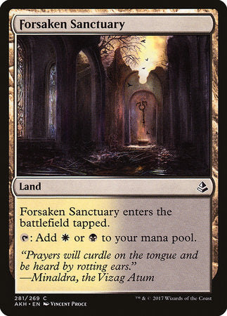 Forsaken Sanctuary [Amonkhet] | Dumpster Cat Games