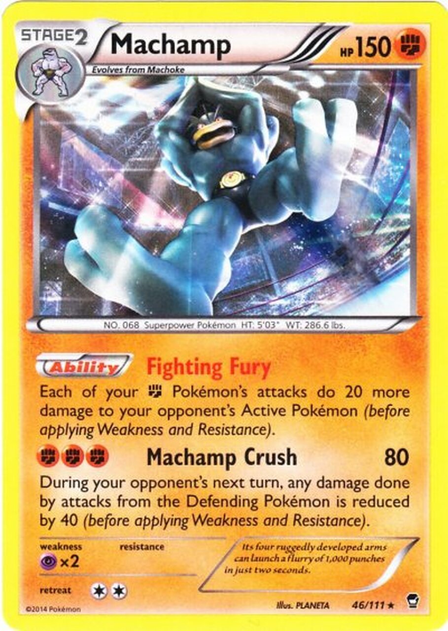 Machamp (46/111) [XY: Furious Fists] | Dumpster Cat Games