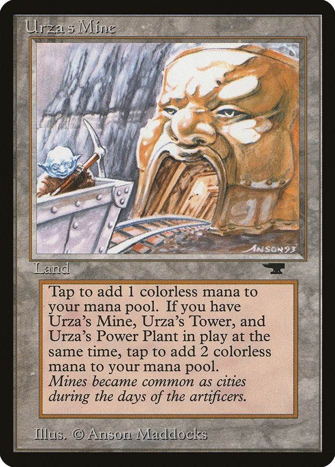 Urza's Mine (Mine Cart Entering Mouth) [Antiquities] | Dumpster Cat Games