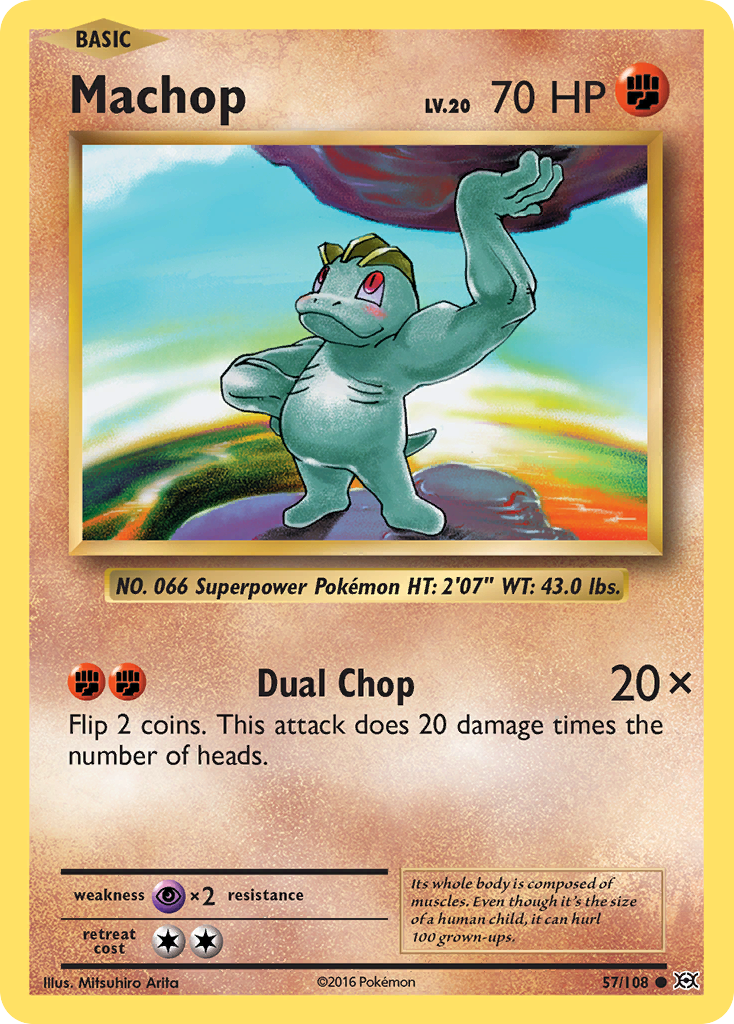 Machop (57/108) [XY: Evolutions] | Dumpster Cat Games