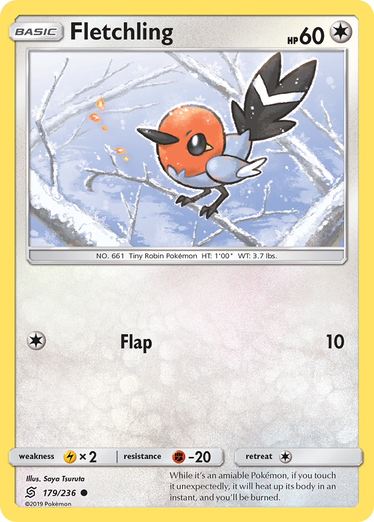 Fletchling (179/236) [Sun & Moon: Unified Minds] | Dumpster Cat Games