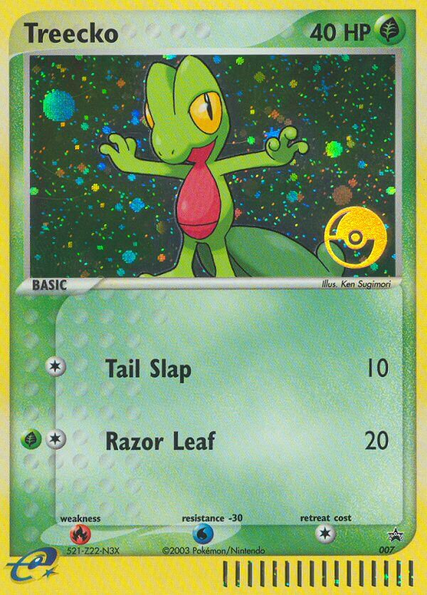 Treecko (007) [Nintendo: Black Star Promos] | Dumpster Cat Games