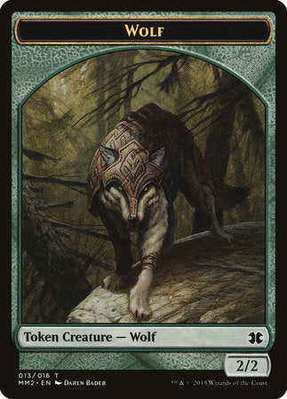 Wolf Token [Modern Masters 2015 Tokens] | Dumpster Cat Games