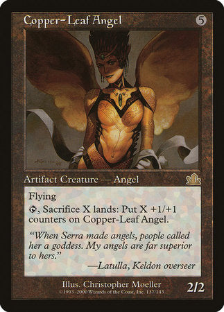 Copper-Leaf Angel [Prophecy] | Dumpster Cat Games