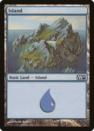 Island (236) [Magic 2010] | Dumpster Cat Games