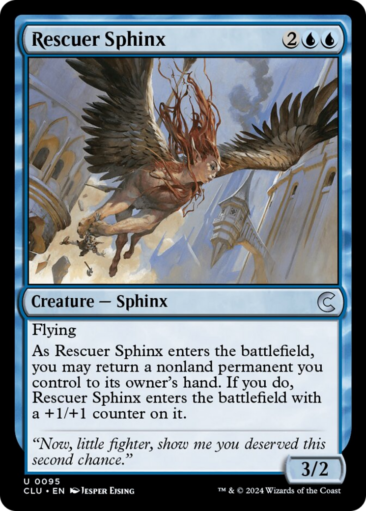 Rescuer Sphinx [Ravnica: Clue Edition] | Dumpster Cat Games