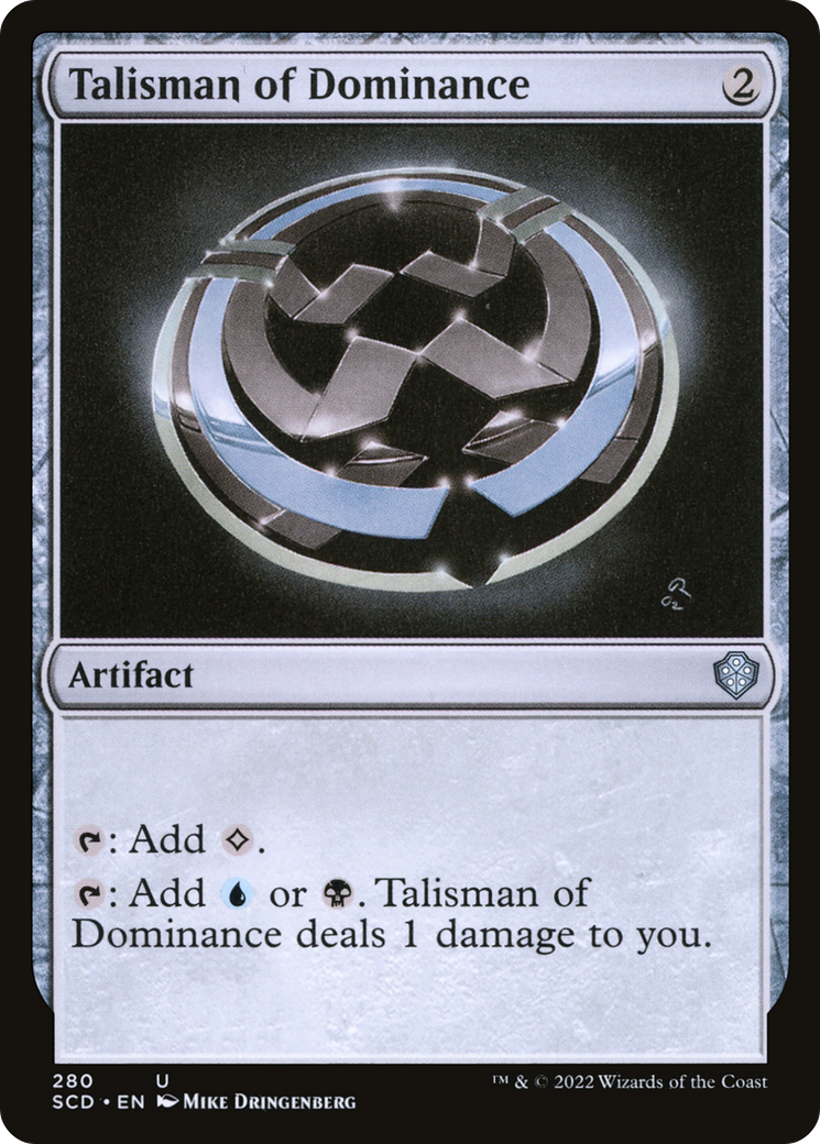 Talisman of Dominance [Starter Commander Decks] | Dumpster Cat Games