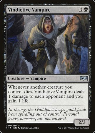 Vindictive Vampire [Ravnica Allegiance] | Dumpster Cat Games