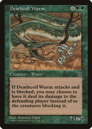 Deathcoil Wurm [Portal Second Age] | Dumpster Cat Games