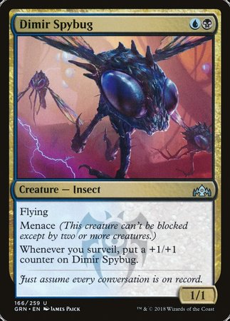 Dimir Spybug [Guilds of Ravnica] | Dumpster Cat Games