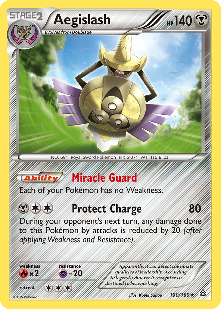 Aegislash (100/160) [XY: Primal Clash] | Dumpster Cat Games