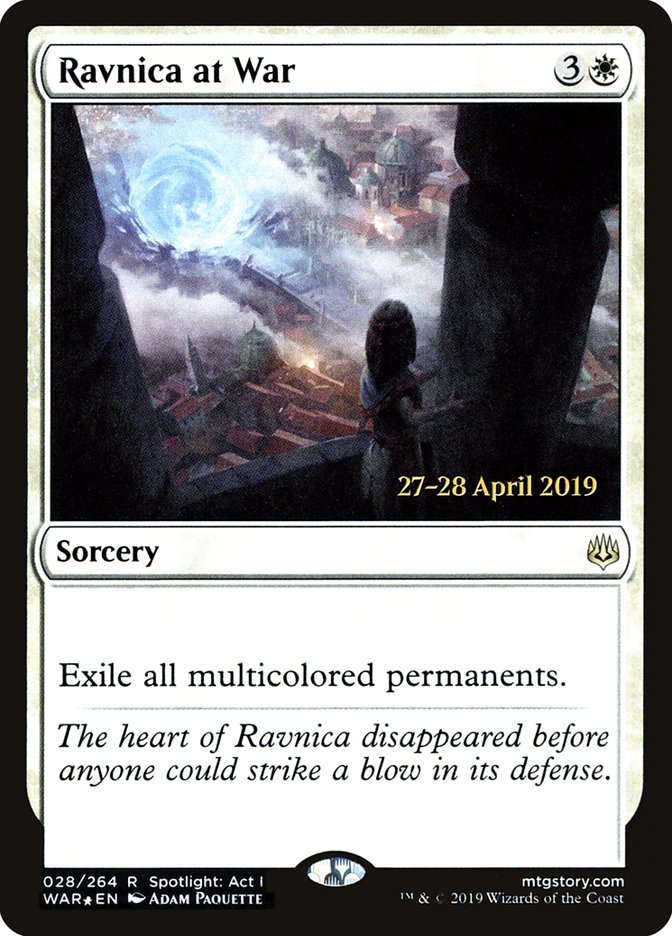 Ravnica at War  [War of the Spark Prerelease Promos] | Dumpster Cat Games