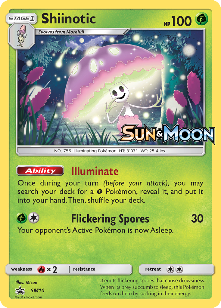 Shiinotic (SM10) [Sun & Moon: Black Star Promos] | Dumpster Cat Games