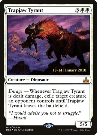 Trapjaw Tyrant [Rivals of Ixalan Promos] | Dumpster Cat Games