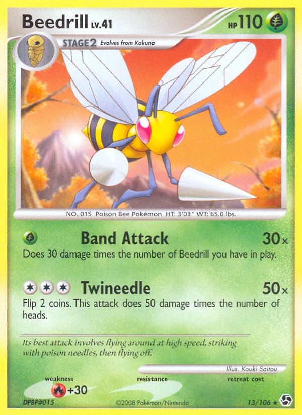 Beedrill (13/106) [Diamond & Pearl: Great Encounters] | Dumpster Cat Games