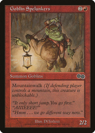 Goblin Spelunkers [Urza's Saga] | Dumpster Cat Games