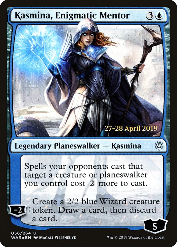 Kasmina, Enigmatic Mentor  [War of the Spark Prerelease Promos] | Dumpster Cat Games