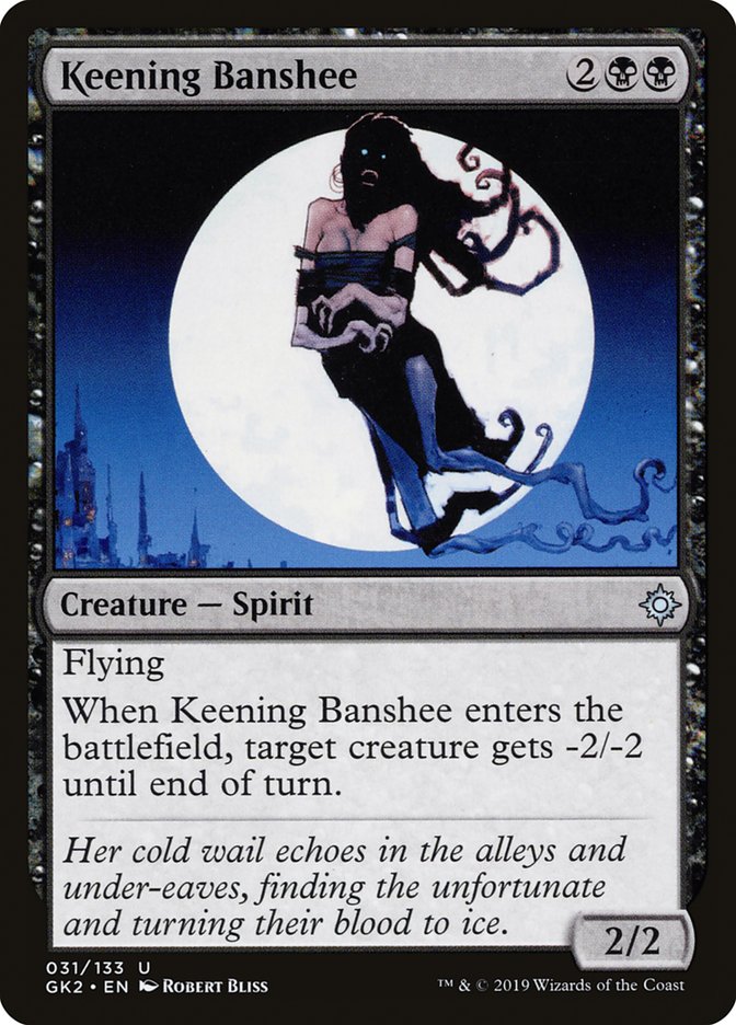 Keening Banshee [Ravnica Allegiance Guild Kit] | Dumpster Cat Games